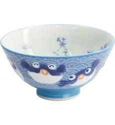 Tokyo Design Studio - Kawaii Rice Bowl Fugu Blue 11.3x5.8cm 300ml