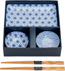 Tokyo Design Studio - Sushi Plate Giftset Nippon Blue