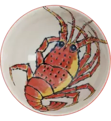 Tokyo Design Studio - Bowl Seafood Ebi Red 500ml