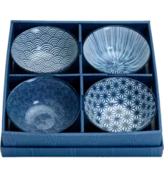 Tokyo Design Studio - Bowl Giftset Tayo Nippon Blue 500ml
