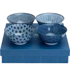 Tokyo Design Studio - Bowl Giftset Tayo Nippon Blue 500ml