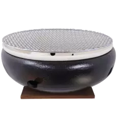 Konro - Grill with Net & Base Round 20x10cm