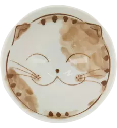 Tokyo Design Studio - Kawaii Bowl Rice Fuku Cat Red 300ml