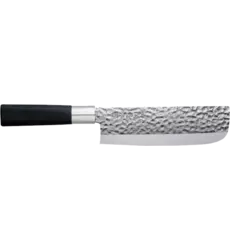 Tokyo Design Studio - Knife SS Nakiri Hammered Style Black 16.5cm