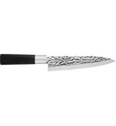 Tokyo Design Studio - Knife SS Gyuto Hammered Style Black 18cm