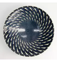 Tokyo Design Studio - Mixed Bowls Ramen 25.4x7.8cm. Blue Hanten 1600ml 3pcs