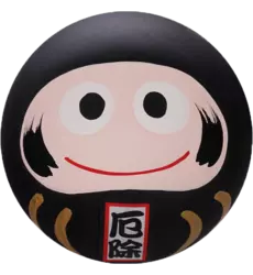 Tokyo Design Studio - Daruma Black 6cm