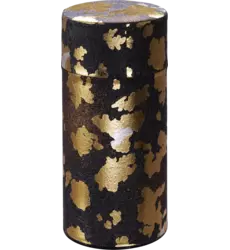 Tokyo Design Studio - Tea Container SS Black & Gold 200g