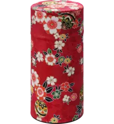 Tokyo Design Studio - Tea Container SS Red Flower 200g