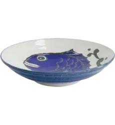 Tokyo Design Studio - Deep Plate Seafood Snapper Blue 900ml