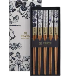 Tokyo Design Studio - Chopsticks Giftset Flora Japonica 5 pair