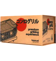 Konro - Grill Rect Wooden Base M 12.5x11.5cm