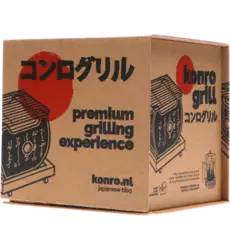 Konro - Grill Squeare Wooden Base 12x11cm