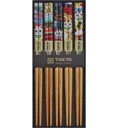 Tokyo Design Studio - Chopsticks Lucky Cat 5 pair