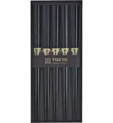 Tokyo Design Studio - Chopsticks Black Wood 5 pair