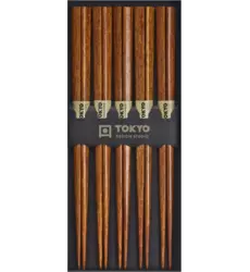 Tokyo Design Studio - Chopsticks Dark Wood 5 pair
