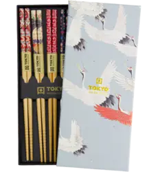 Tokyo Design Studio - Chopstick Crane Giftset - 5 Pair