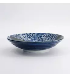 Tokyo Design Studio - Kawaii Mori Plate Whale 21.7x5.3cm 800ml 5pcs