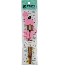 Tokyo Design Studio - Children Chopsticks Giraf Pink 20cm