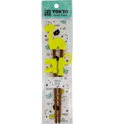 Tokyo Design Studio - Children Chopsticks Giraf Yellow 20cm