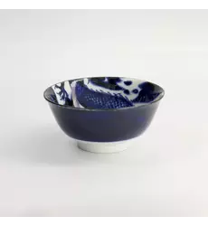 Tokyo Design Studio - Japonism Dragon Tayo Bowl 14.7x6.9cm Blue 500ml 6pcs