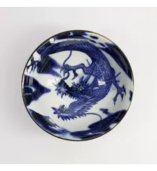 Tokyo Design Studio - Japonism Dragon Tayo Bowl 14.7x6.9cm Blue 500ml 6pcs