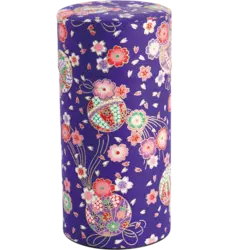 Tokyo Design Studio - Tea Container SS Purple Flower 200g