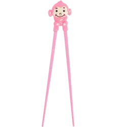Tokyo Design Studio - Children Chopsticks Monkey Pink 22cm