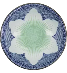 Tokyo Design Studio - Bowl Lily Flower Blue 1200ml
