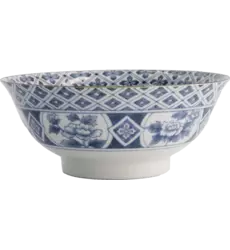 Tokyo Design Studio - Mixed Bowls Ramen Madori-Bishi-Botan Blue 1.3L