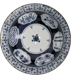 Tokyo Design Studio - Mixed Bowls Ramen Madori-Bishi-Botan Blue 1.3L