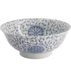 Tokyo Design Studio - Mixed Bowls Ramen Marumon-Sarasa Blue 1.3L