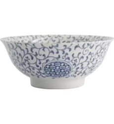 Tokyo Design Studio - Mixed Bowls Ramen Marumon-Sarasa Blue 1.3L