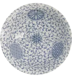 Tokyo Design Studio - Mixed Bowls Ramen Marumon-Sarasa Blue 1.3L