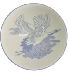 Tokyo Design Studio - Kawaii Bowl Rice Crane Blue 300ml