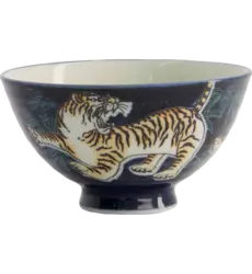 Tokyo Design Studio - Kawaii Bowl Rice Tiger Blue 300ml