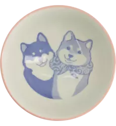 Tokyo Design Studio - Kawaii Bowl Rice Shiba-Dog Pink 500ml