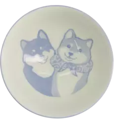 Tokyo Design Studio - Kawaii Bowl Rice Shiba-Dog Blue 500ml