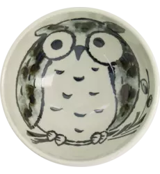 Tokyo Design Studio - Kawaii Bowl Rice Owl Blue 600ml