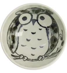 Tokyo Design Studio - Kawaii Bowl Rice Owl Pink 600ml