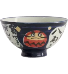 Tokyo Design Studio - Kawaii Bowl Rice Daruma Blue 300ml