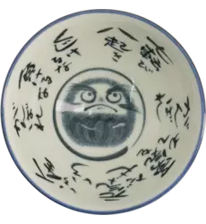 Tokyo Design Studio - Kawaii Bowl Rice Daruma Blue 300ml