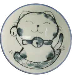 Tokyo Design Studio - Kawaii Bowl Rice Cat Black 300ml