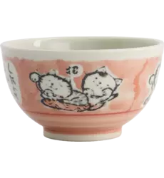 Tokyo Design Studio - Kawaii Bowl Rice Cat Pink 600ml