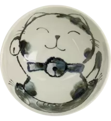 Tokyo Design Studio - Kawaii Bowl Rice Cat Blue 600ml