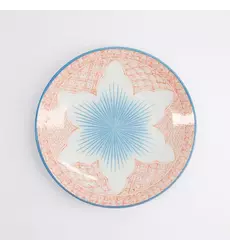 Tokyo Design Studio - Lily Flower Plate 20x2cm Red 6pcs