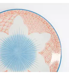 Tokyo Design Studio - Lily Flower Plate 20x2cm Red 6pcs