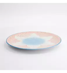 Tokyo Design Studio - Lily Flower Plate 26x2cm Red 6pcs