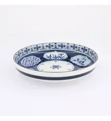Tokyo Design Studio - Wa Mixed Bowls Pasta Plate Matori Hishimon 20x4.1cm 650ml 4pcs