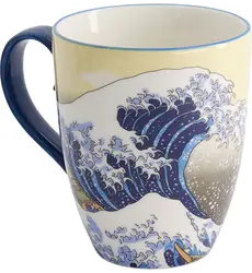 Tokyo Design Studio - Kawaii Mug Hokusai with Gift Box 8.5x10.2cm. 340ml